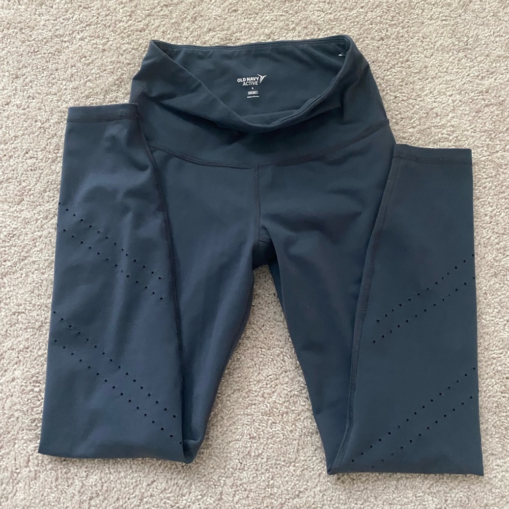 Old Navy Gray Extra Compression Go-Dry Legging Sz S